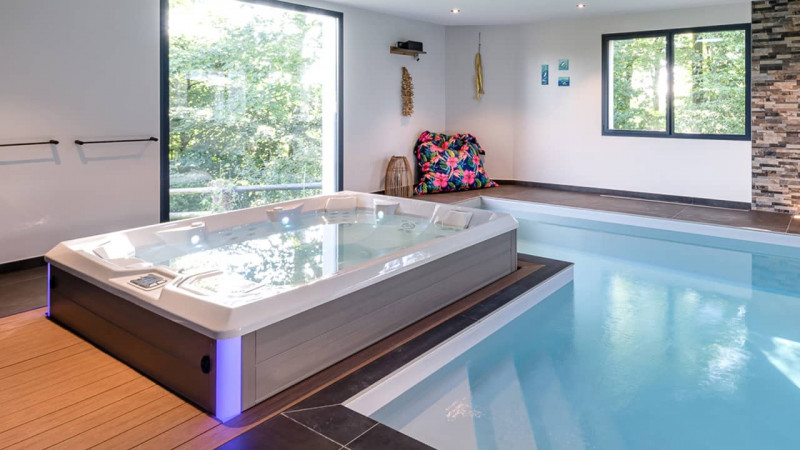 Spa portable / Spa et bien-être en intérieur : spa portable interieur piscine bien etre esprit piscine03