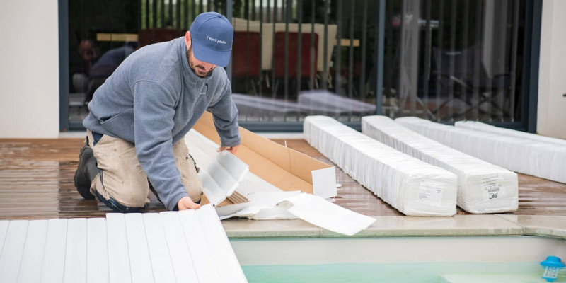 Rénovation de piscine volet roulant